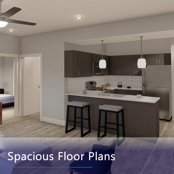 Spacious Floor Plans